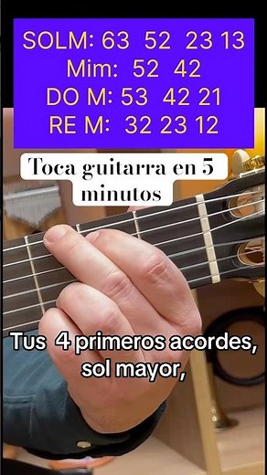 👉4 EASY BASIC GUITAR CHORDS in 5 MINUTES, #guitar #guitarlesson #shorts