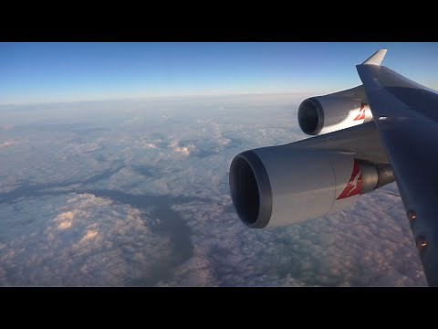 Qantas 747-400 BUSINESS Class: New York - Los Angeles - Sydney (QF18)