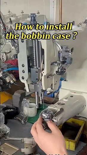 "How to Install a Bobbin Case in REER 1341 Cylinder Arm Industrial Sewing Machine "