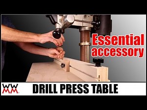 Drill Press Table | Woodworking Shop Project