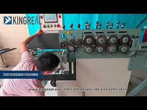 Working Process Of Auto Metal Drum Locking Ring Making Machine, Duct Clamping Rings Forming Machine