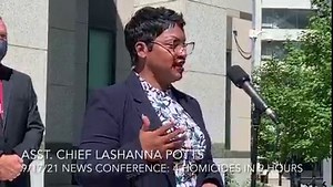 28K views · 455 reactions | 4 HOMICIDES IN 9 HOURS: Assistant Chief LaShanna Potts talks with local media this afternoon. “Don’t just tell us-we need to do better. We’re telling you-you need to do better.” Anyone with info on a homicide case is asked to call CPD: 614-645-4730 or Central Ohio Crime Stoppers 614-461-TIPS. | Columbus Division of Police | Facebook