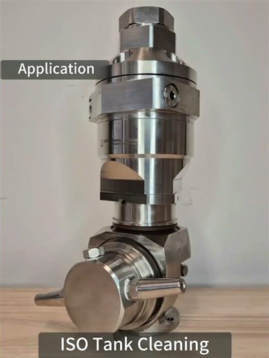 The Ultimate Solution for ISO Tank Cleaning: High-Pressure 3D Rotary Nozzle in Action!