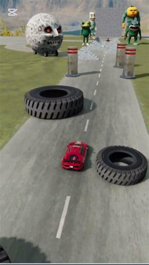 "🔥 Shrek vs Skibidi Toilet – Ultimate BeamNG Challenge! 😱 Can This Tiny Car Survive These Obstacl"