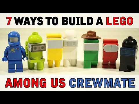 7 Ways to make a Lego Among Us Crewmate