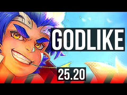 WUKONG vs OLAF (TOP) | 1200+ games, Godlike | KR Diamond | 25.20