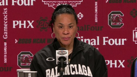 Dawn Staley on national title loss to UCLA: 'We got smacked today'