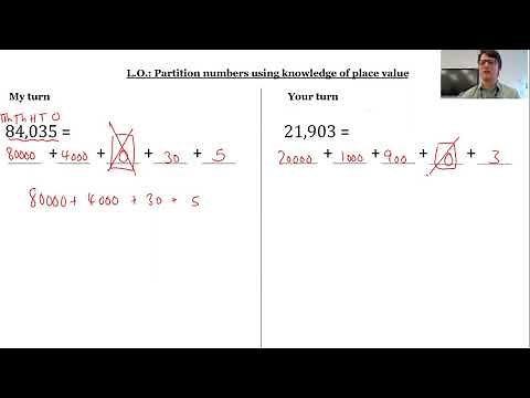 Year 5 - Partitioning using place value