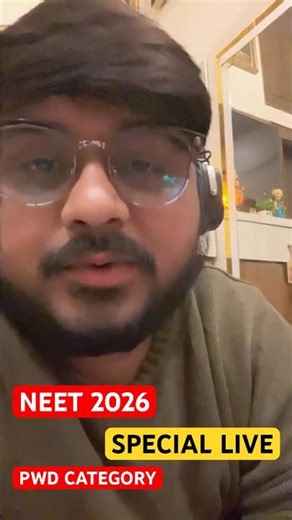 Neet 2026 Live highlight For PwD Candidates PwD Disability Certificate Verification MBBS Admissions