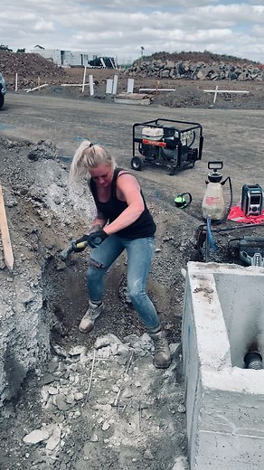 Impressive Demolition in Construction Site