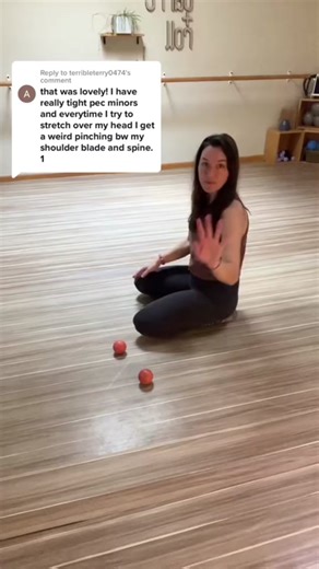 Gentle Upper Back Release with Tennis Balls