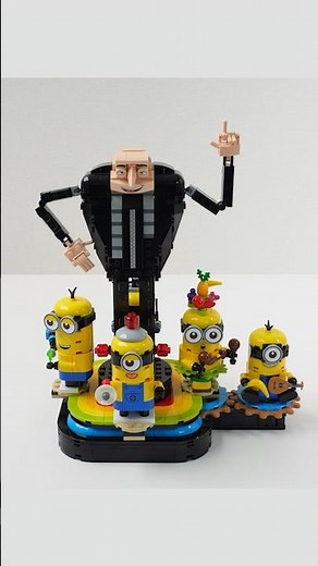 Making Minions with LEGO #shorts