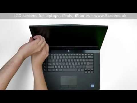 How to replace laptop screen / Fixing LCD Alienware P69F