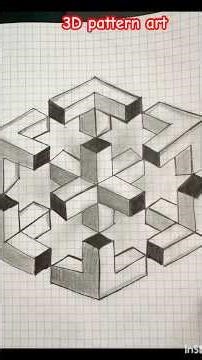 How to make 3d art #art #artwork #3dart #quickandeasy #pattern #3d #viralart #creative #newshorts #a