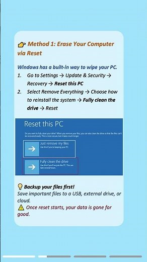 Completely Erase Your Computer - Safe & Easy!