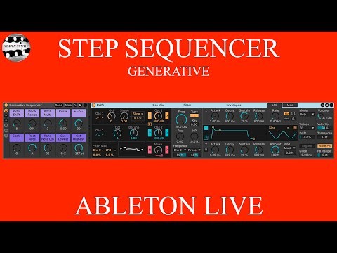 Ableton Live 12 - How to Build a Generative MIDI Step Sequencer