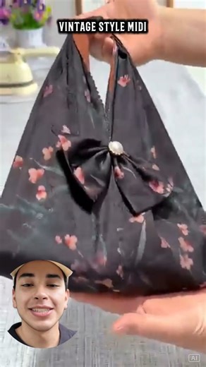 Super Easy Sewing Project: Vintage Mini Handbag Tutorial #shorts #sewing #diysewing