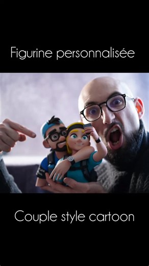 Maxim on Instagram: "🔥 Coup de cœur duo cartoon ! 🔥 Découvrez cette statuette personnalisée de couple en style cartoon, 25 cm d'amour unique et fait main dans mon atelier 🎨💕 ➡️ Pièce unique – 100% artisanale 🇫🇷🖌️ 📦 commande figurine personnalisée : www.latelieriletaitunefois.fr - lien en bio #figurine #handmade #artisanatfrançais #statuette #resinart"