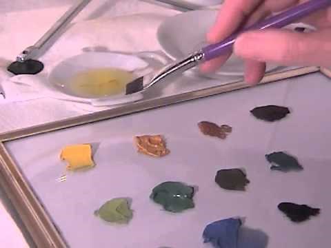 China Painting Tutorial - Mixing China Paints - Barbara Duncan