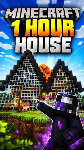 ⏰ 1 Hour, 1 House, Unlimited Creativity! Minecraft Build Challenge 🏡
