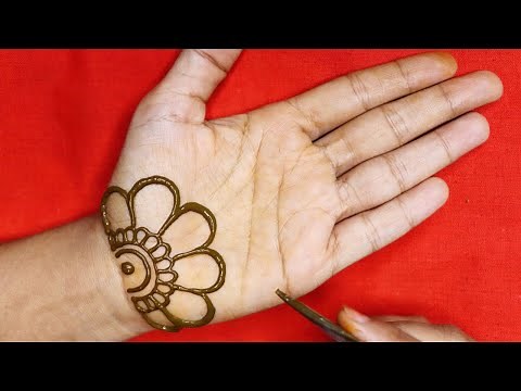 Easy Simple Mehndi Design For Front Hand | आसान शेडेड अरेबिक मेहंदी डिज़ाइन लगाना सीखे | Mehndi
