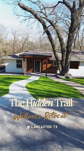 Javier Garcia on Instagram: "☀️ The Hidden Trail 🌿 A wellness retreat in Lancaster, TX, offering a beautiful nature-immersive experience designed to promote peace & stillness 🧘‍♂️ This stunning 3 Bed • 3 Bath home is the first of 4 short-term rentals coming soon to this serene 2-acre retreat 🌳🏡 Stay tuned — doors will be opening very soon for you and your family to enjoy! If it looks this magical in winter ❄️, we can’t wait for the budding life of spring! 🌷"