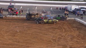 ...a sampling of the rough-and-tumble action on display in tonight's Demolition Derby presented by Auto Plus. Thanks to everyone for their attendance! | Pulaski County Motorsports Park