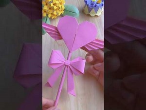 Origami Cupid’s Arrow | Easy Paper Craft for Beginners