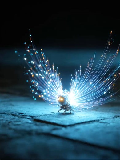 Mysterious Glowing Creature