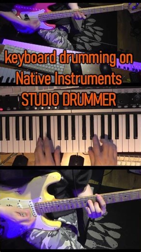 KEYBOARD DRUMMING on NI STUDIO DRUMMER #shorts #shortvideo #nativeinstruments #drumming #drumcover