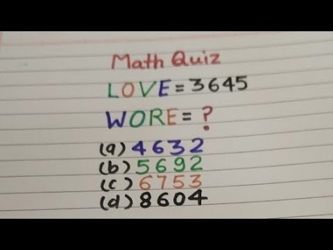 Maths Quiz 57