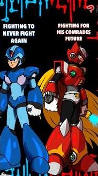 Drawing Mega Man X and Maverick Hunter Zero