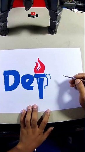 How to draw the DepED logo #shorts