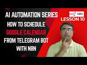 How to Schedule Google Calendar from Telegram Bot with n8n