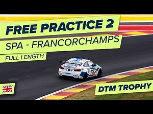 RE-LIVE | 🇬🇧 Free Practice 2 | Spa-Francorchamps | DTM Trophy 2022