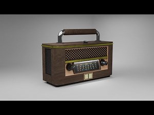 Retro Radio in Blender 2.93 || Tutorial || Modelling || #vfx #blender #3d