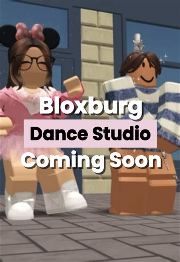 Dancing outside the soon to be dance studio in Bloxburg! Coming this Thursday 12th March! 🕺💃 #bloxburg #bloxburgdancestudio #bloxburgupdate #bloxburgfyp