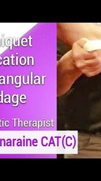 Tourniquet Application - Triangular Bandage