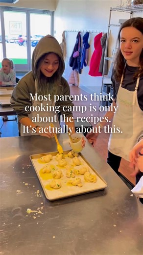 What kids learn in the kitchen goes way beyond what’s on the recipe card. 💪 Building confidence by trying something new 🧠 Learning independence by following steps and making choices 🤝 Practicing teamwork, patience, and problem solving The recipes are fun & delicious. The growth is the real win. ☀️ Spots for summer camp are filling quickly Tap the link to book your child’s cooking camp experience today 🔗 https://tastebudskitchen.com/ofallon/kids-cooking-camps/ | Taste Buds Kitchen - St. Louis
