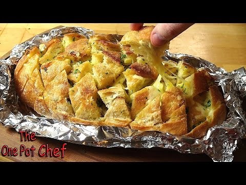Cheesy Pull Apart Garlic Bread | One Pot Chef