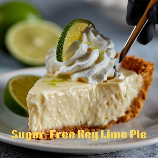 🍈 Sugar-Free Key Lime Pie Bright, creamy, zesty, and refreshing — a perfect sugar-free twist on the classic! 📝 Ingredients Crust 2 cups almond flour 4 tbsp melted butter 2 tbsp allulose Pinch of salt Key Lime Filling 8 oz cream cheese, softened ½ cup allulose ½ cup heavy cream ½ cup key lime juice (fresh or bottled, unsweetened) 1 tbsp lime zest 1 tsp vanilla 3 eggs Whipped Topping 1 cup heavy cream 2 tbsp powdered monk fruit ½ tsp vanilla 👩‍🍳 Steps to Create Preheat oven to 325°F. Mix almon