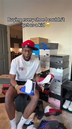 Buying every shoe you couldn't get as a kid (via @kelgotkicks)