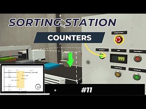 Add Counter in Sorting Station PLC programming | WinSPS S7 | Ladder Logic | Simulation