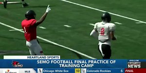 SEMO Football final practice of training camp