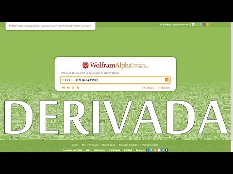 Como usar o WolframAlpha para resolver derivadas