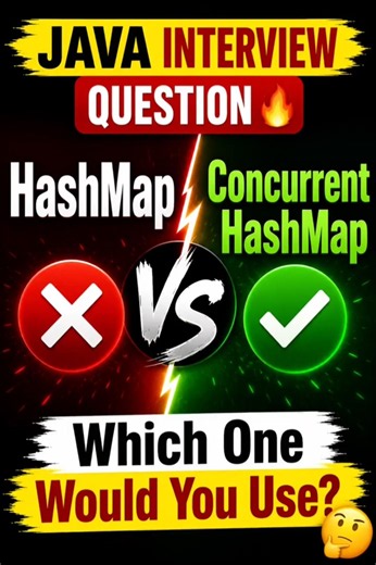 HashMap vs ConcurrentHashMap in Java Explained in 30 Seconds ⚡