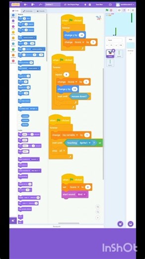 how to make flappy bird in scratch #shorts #scratch #coding #game coding #game making in scratch
