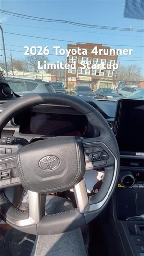 2026 Toyota 4runner Limited Startup. #toyota