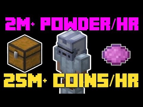 Powder Grinding makes 25m/hr! | Hypixel Skyblock Money Making Method