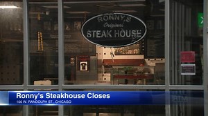 Ronny's Steakhouse closes after decades in downtown Chicago